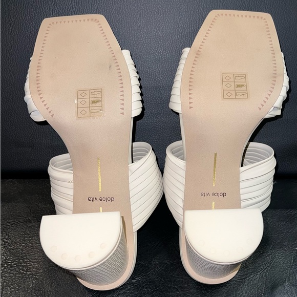 Dolce Vida size 8.5 Ivory Heels - Picture 5 of 6